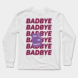 BAD BYE PURPLE (MONO COLLECTION/BTS) Long Sleeve T-Shirt